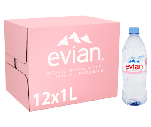 Evian water